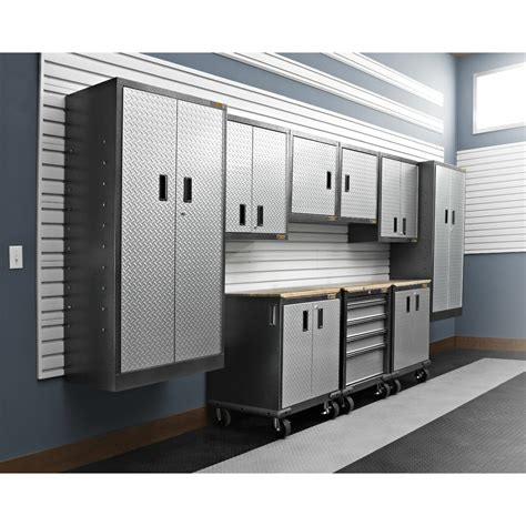 pre-assembled steel rolling garage cabinet|metal garage cabinets gladiator.